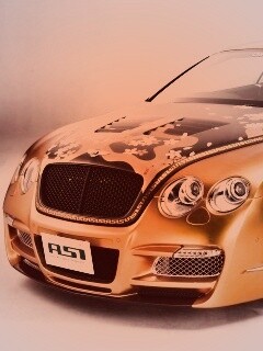 Золотой Бентли обои