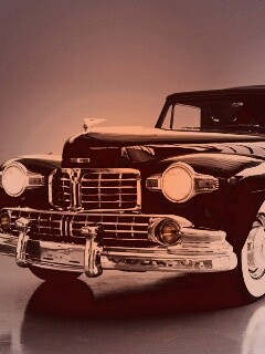 Черный ретро авто обои