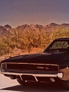 Черный Додж обои