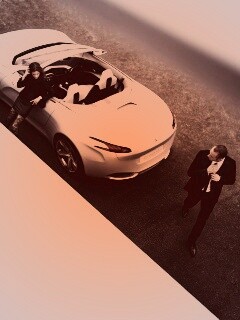 Пара у кабриолета Пежо обои