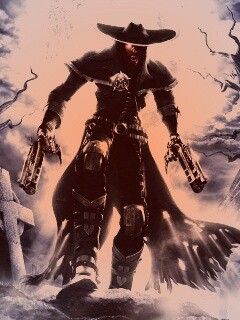 Мертвец с пистолетами обои