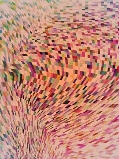 Пиксельная воронка обои