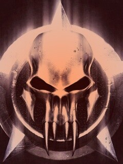 Клыкастый череп обои