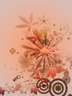 Звездно-листовая абстракция обои