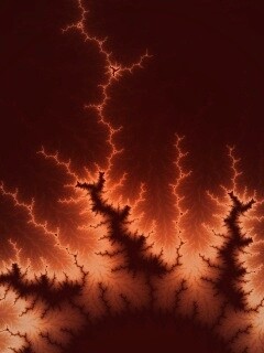 Огненные молнии обои