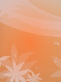 Оранжевый цветочный фон обои