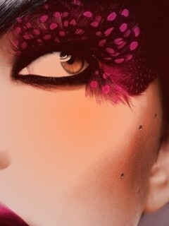 Макияж крупным планом обои