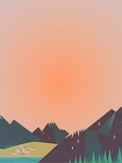 Векторный пейзаж обои