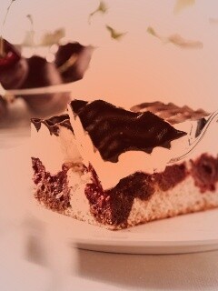 Вишневое пирожное обои