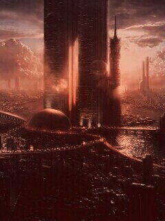 Город будущего обои