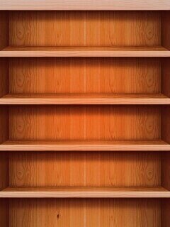 Обои в виде полок для iphone обои