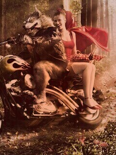 Красная шапочка по новому обои