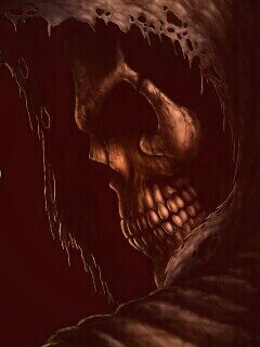 Смерть с картами обои