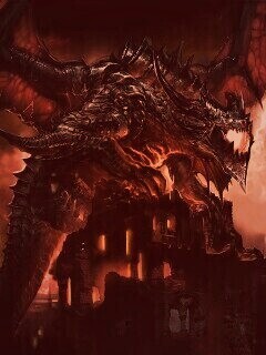 Огромный дракон обои