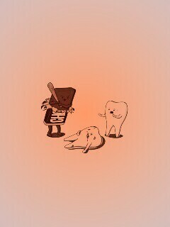 Шоколад вредит зубам обои