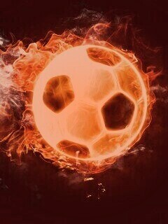 Огненный мяч обои