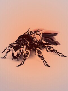 Кибер муха обои