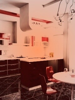 Современная кухня обои