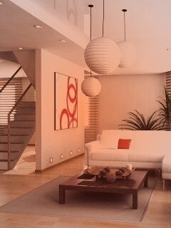 Китайская гостинная обои