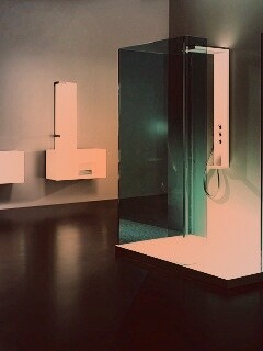 Ванная комната в стиле hi tech обои