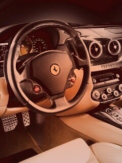 Салон феррари обои