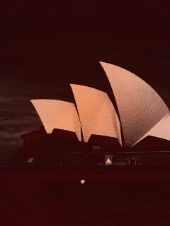 Здание оперного театра в Сиднее обои
