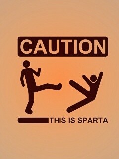 Осторожно, это Спарта обои