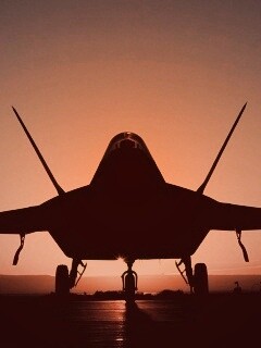 Истребитель F22 обои