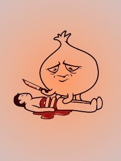 У лука щиплет глаза обои