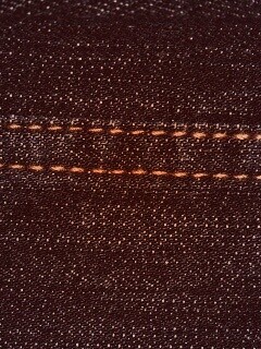 Темная джинсовая ткань со строчкой обои