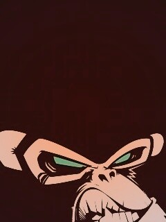 Злая обезьяна обои