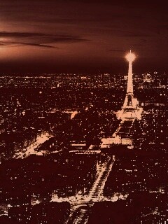 Ночной париж обои