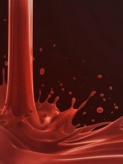 Красный всплеск обои