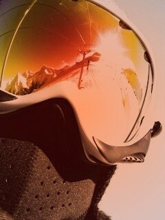 Маска сноубордиста обои