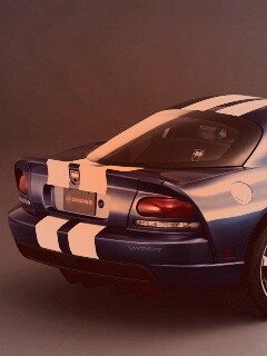 Синий Dodge Viper обои
