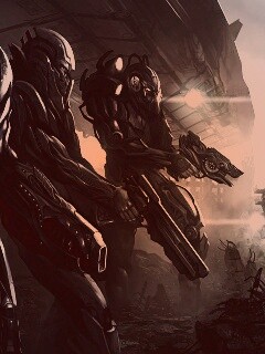 Нападение на землю обои