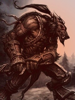 Волк оборотень обои