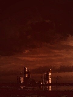 Руины здания обои