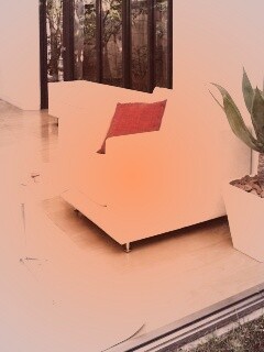 Белое кресло обои