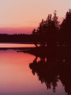 Вечерний пейзаж обои