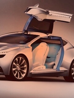 Buick Riviera с распахнутой дверцей обои