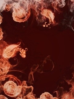Огненные цветы обои