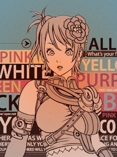 Раскрась её обои