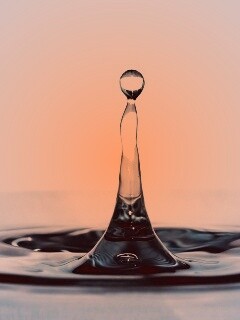 Падение капли обои