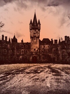 Разрушающийся замок обои