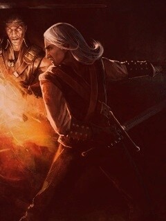 Геральт и Беренгар против Азара обои