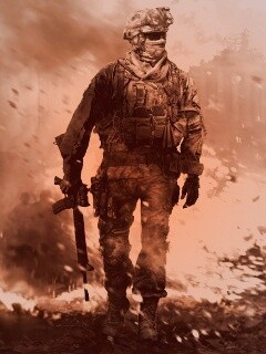 Солдат из modern warfare 2 обои