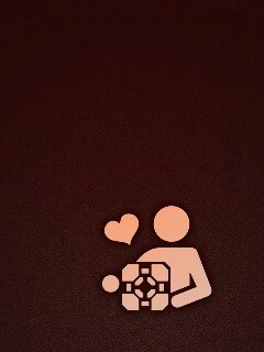 Ты и твой companion cube обои