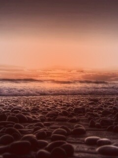 Каменистый пляж обои