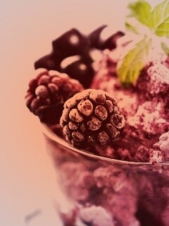 Ягодное мороженное обои